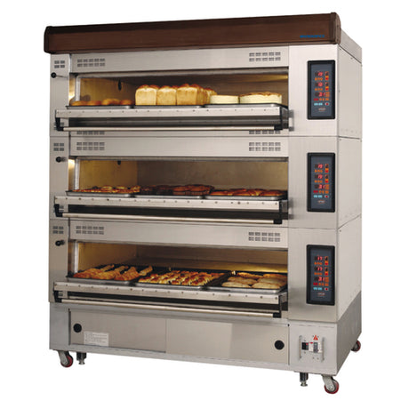 Turbo Air RBDO-43 Radiance Deck Oven Electric 3 Tiers