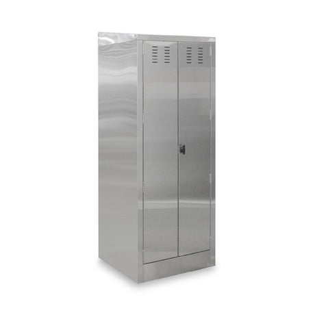 John Boos PBJC-303084 Janitor Cabinet 30"W X 30"D X 84"H Overall Size Enclosed Cabinet With Open Back For Plumbing