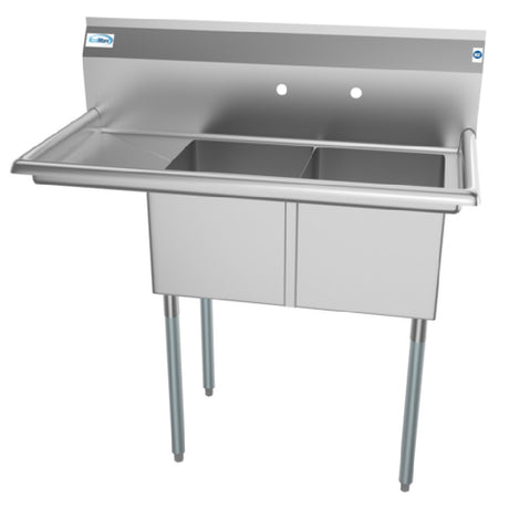 Koolmore SB141611-12L3 Sink 2-compartments 43"W X 22"D X 44-1/2"H Overall Size