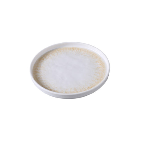 Yanco OP-106 Optimum Plate With Upright Rim 6 1/2"dia X 3/4" H Round