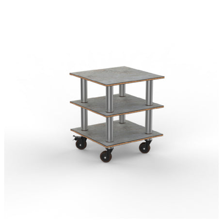 Steelite MGCMLX03GSXH - Modular Classic Small Unit Grey Brushed Stainless S, 29.5" X 29.5" X 35.0"