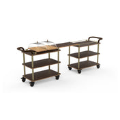 Steelite MGCRNX25WBXX Mogogo Roll'n Mini Coffee Break Station Bengali Mango Wood Shelves