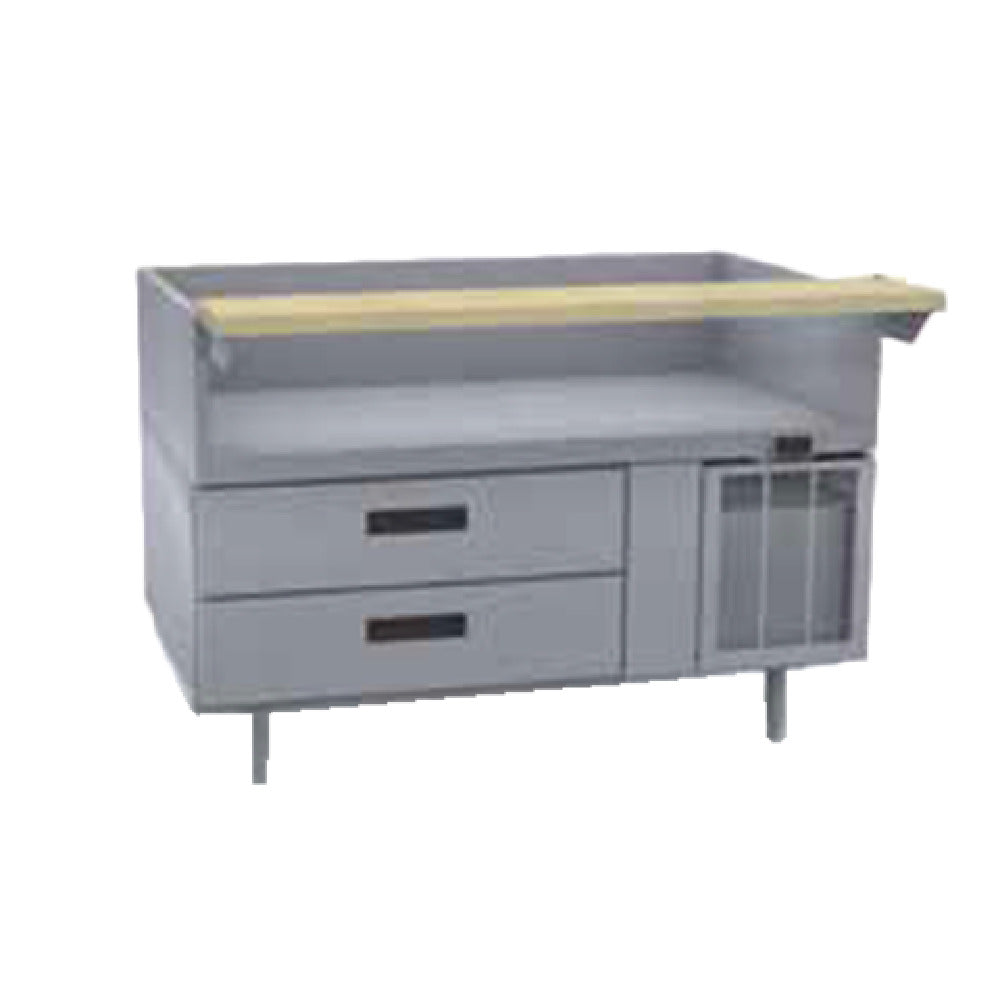 Delfield F17C60P Equipment Stand 60" Long Refrigerated Drawer Base With (2) 19" & (2) 27" Drawers