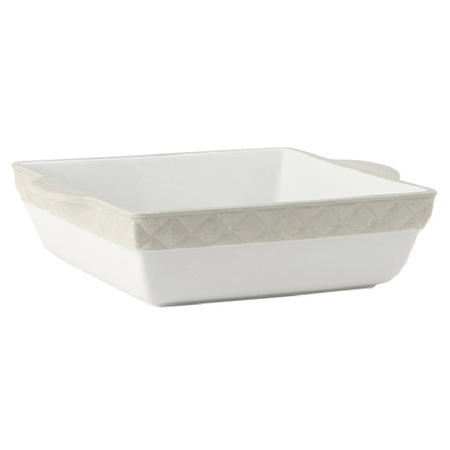 Tuxton EAU-401 Casserole Dish 3-1/4 Qt. 12"L X 10"W X 3"H (10"L Without Handle)