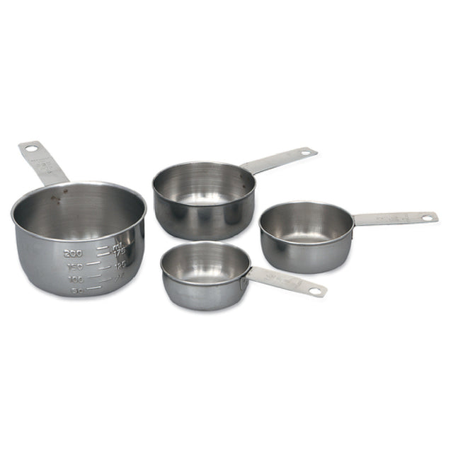 Browne Foodservice 746107 Measuring Cup Set Includes: 1/41/31/2 & 1 Cup