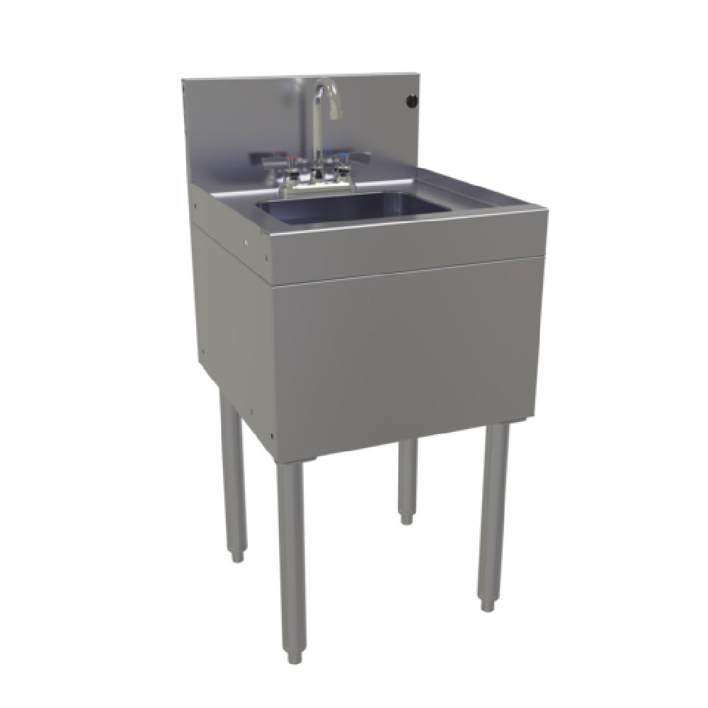 Glastender HSA-18 Underbar Hand Sink Unit Free Standing 18"W X 19"D