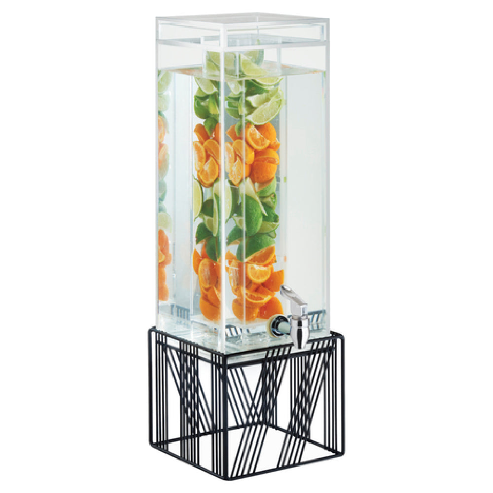 Cal Mil 4102-3INF-13 Portland Beverage Dispenser 3 Gallon Capacity 7-7/8"W X 7-7/8"D X 24-7/8"H