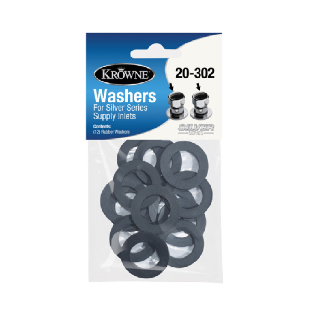 Krowne 20-302 Krowne Silver Series Washers Replaces The Washers That Came With The Original Faucet (12 Pieces Per Set)