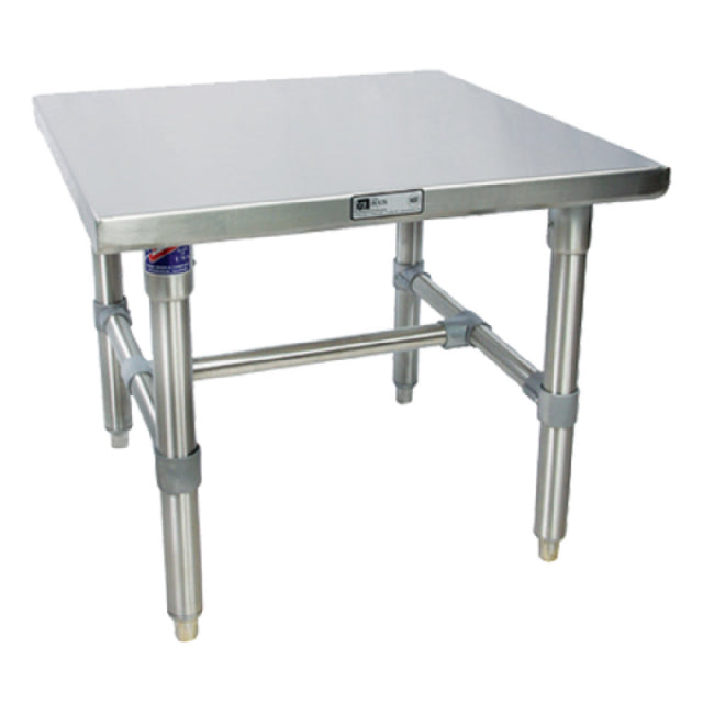 John Boos S16MS09 Machine Stand 24" W X 30" L X 20" H 16/300 Stainless Steel Top