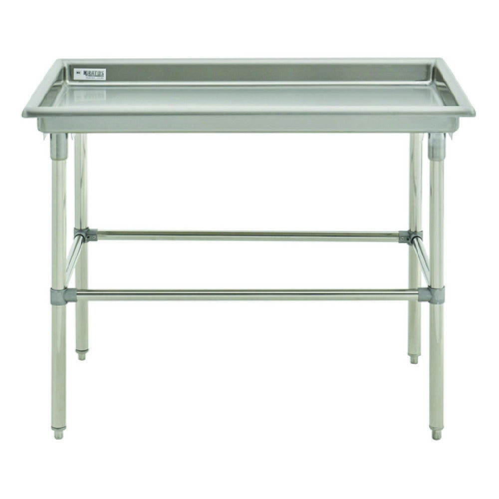 Hubert 87431 - Kratos Sorting Table, 30"W X 48"D X 37-1/2"H, 16-ga 304 Stainless Steel