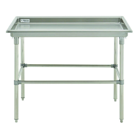 Hubert 87431 - Kratos Sorting Table, 30"W X 48"D X 37-1/2"H, 16-ga 304 Stainless Steel