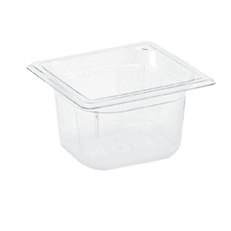 Vollrath 8064410 Super Pan® 1/6 GN Food Pan 4" Deep Low-temp Polycarbonate Clear Plastic