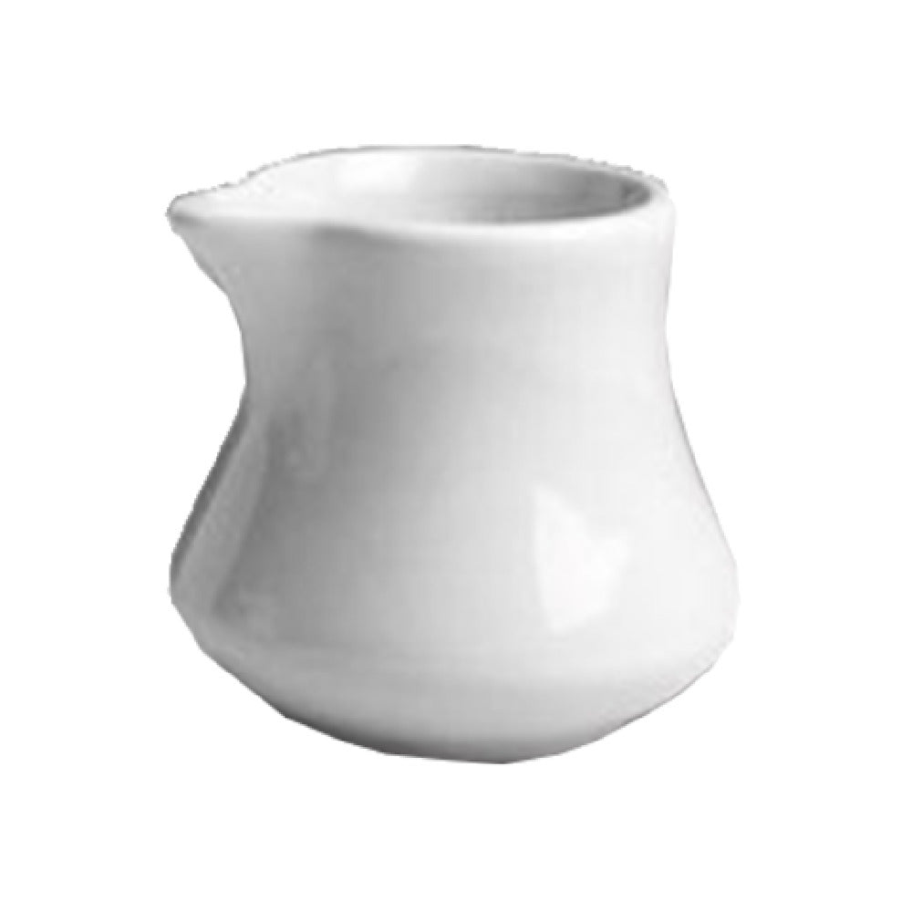 Hall China HL195122AWHA Creamer 3-1/2 Oz. 2-1/2" X 2-1/8" X 2-1/2"H