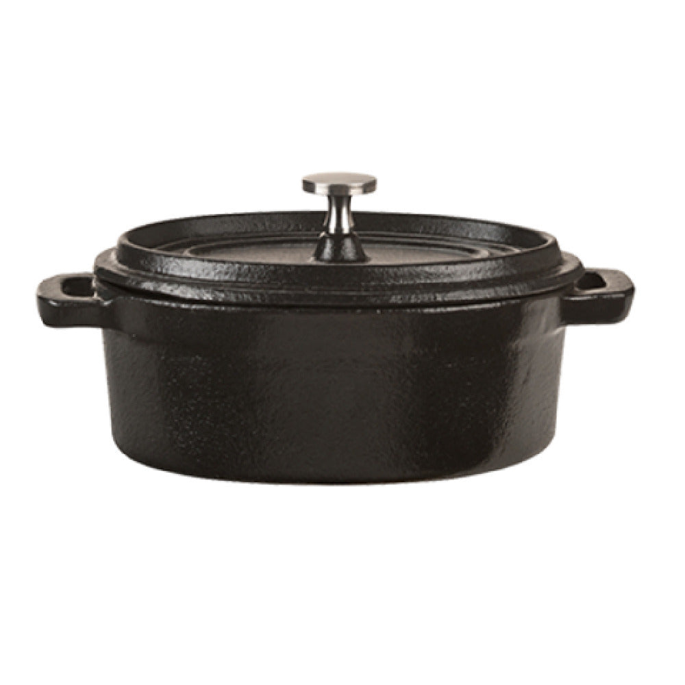 Libbey CIS-27 (Formerly World Tableware) Miniature Dutch Oven 11 Oz. 6-1/4"L X 3-5/8"W X 3"H