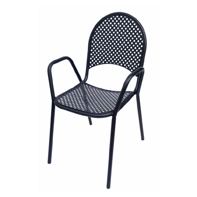 Plantation Prestige Commercial Furniture 2181100-04 Benson Dining Arm Chair Stackable Designed For Outdoor/indoor Use