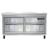 Continental Refrigerator SW60NSGD Work Top Display Refrigerator 60"W 17.0 Cu Ft Capacity