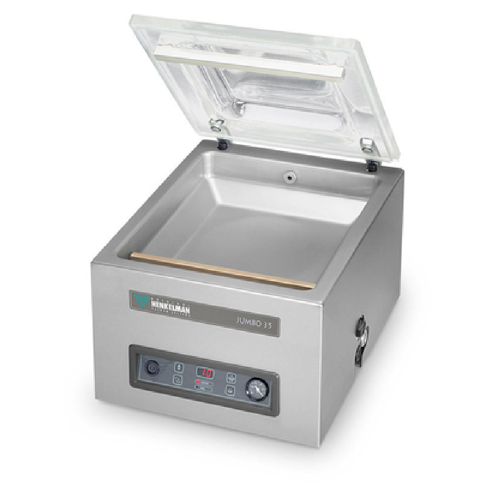 Invacus JUMBO 35 Henkelman Vacuum Packaging Machine Countertop 14-1/2"W X 13-1/2"D X 6"H Chamber