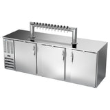 Beverage Air DD72HC-S-12T - Direct Draw Dispenser, 72"W X 30-3/8"D X 49-7/8"H, 23.643 Cu. Ft.