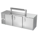 Beverage Air DD94HC-1-S-12T - Draft Beer Cooler, 95"W, 29"D