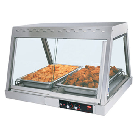 Hatco GRHD-2P_120/60/1 Glo-Ray® Heated Display Case Countertop See-thru Design