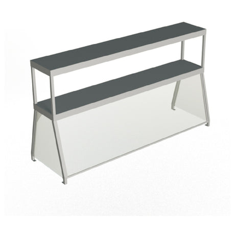 Duke 956-460-3D Double Deck Deluxe Serving Overshelf 44-1/2"W X 10-1/2"D X 32-1/2"H