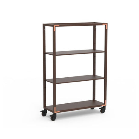 Steelite MGCCAN17DCXW Canvas Two Shelf Unit Dark Brushed Copper On Casters Steelite Performance