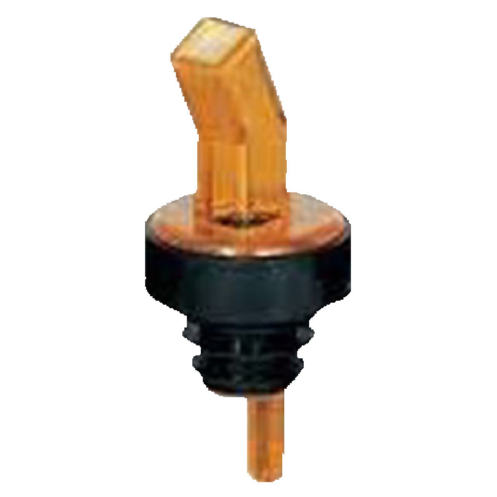 Bar Maid/Glass Pro CR-SSP-306A Screened Pourer Square (3 Count) Amber