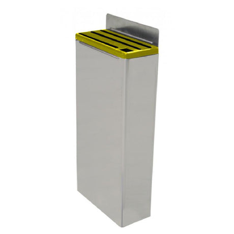 Omcan 12924 (12924) Knife Rack Holds (3) Knives & (1) Sharpening Steel Yellow Plastic Insert