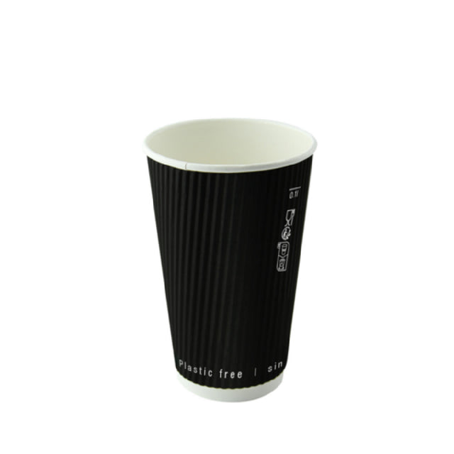 PacknWood 210GCRPLA12N - Compostable Paper Cup, 12 Oz, 3.5"dia. X 4.25"H