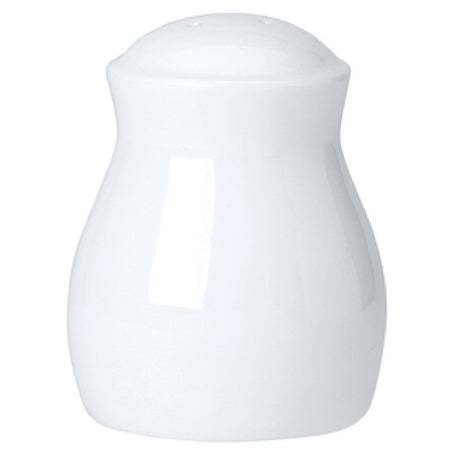 Steelite 82000AND0125 Pepper Shaker 2.125" X 1.5" X 2.625" Whiteware