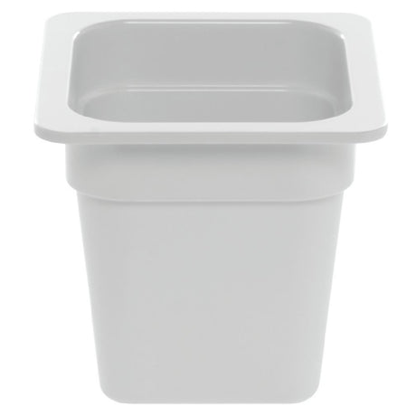 Hubert 13723 - Cold Food Pan, 1/6-size, 6-3/8" X 6-15/16" X 6"H
