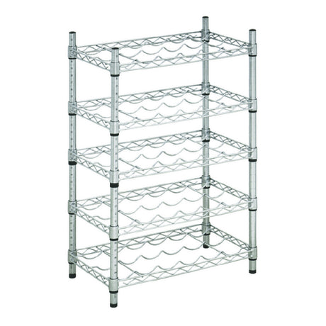 Hubert 175099 - Kratos Wire Wine Rack, 24"W X 14"D X 34"H, 34" Posts