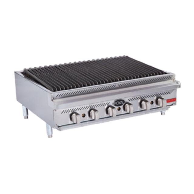 Royal Range Of California RDRB-72_NAT Delux Series Charbroiler Gas