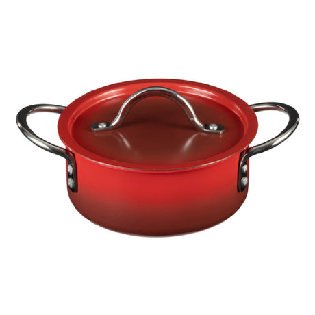 Bon Chef 73299-OM-CR Country French X Ombre Sauce Pot 1 Qt 22 Oz 7" X 3"