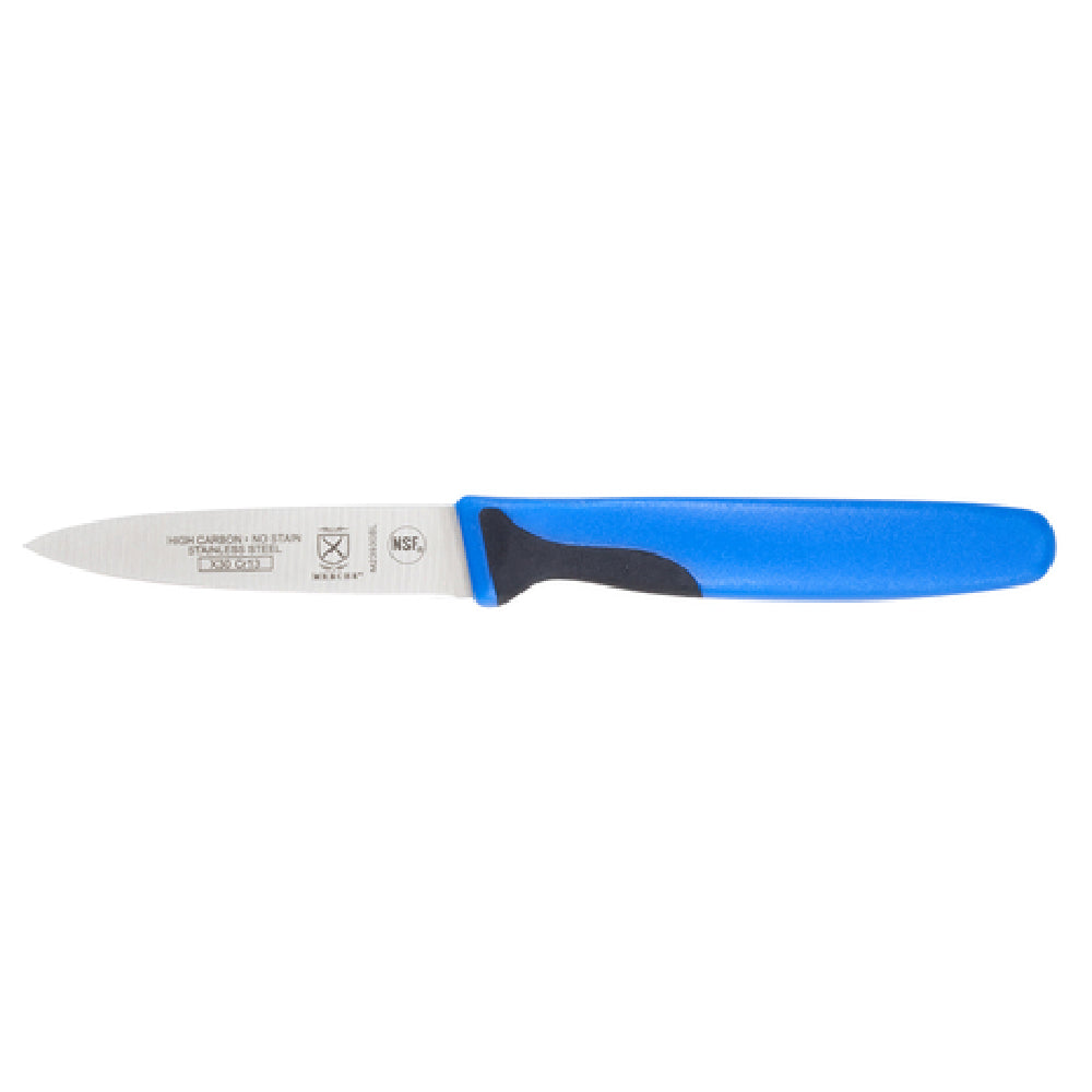 Mercer Culinary M23930BL Millennia® Color Paring Knife 3" Stamped