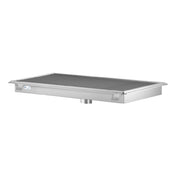 Koolmore KM-FTG-24108 KoolMore Commercial Floor Trough Drain 108"W X 24"D (2) 4"dia. Drain Connections