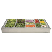 Hubert 72575 - Ice Display, 48" X 24" X 8"H To 5"H, Rectangular