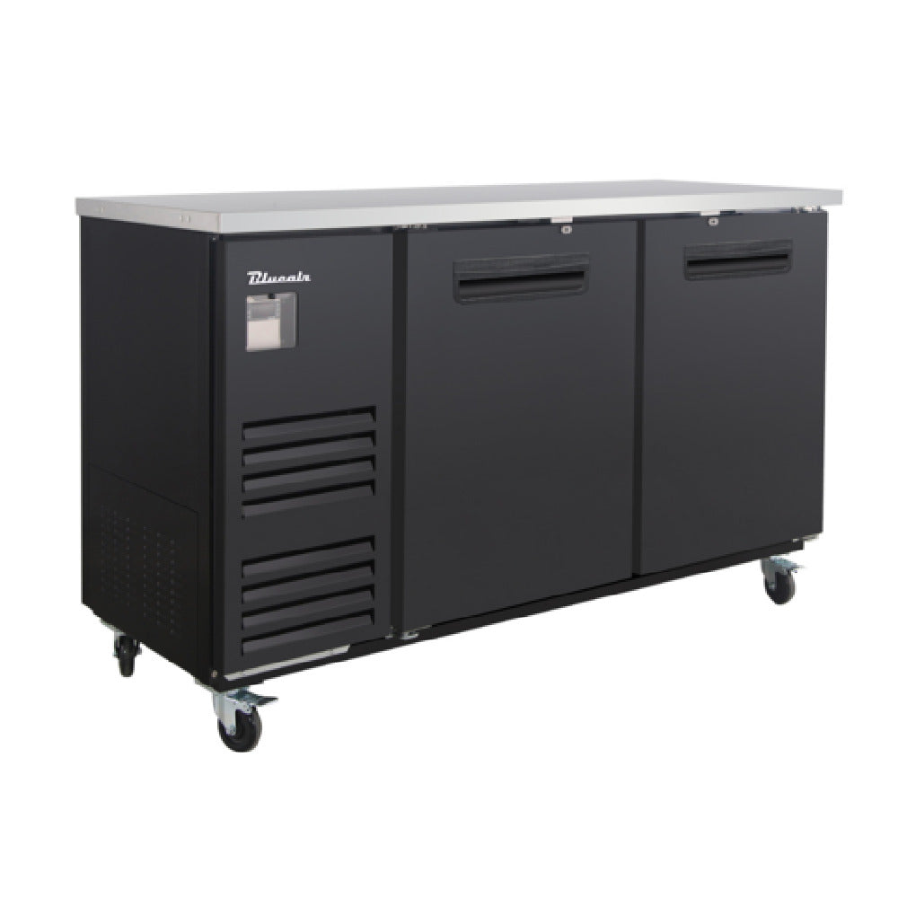 Blue Air BLBB69-3B-HC - Back Bar Cooler, Two-section, 69"W