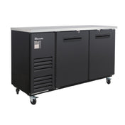 Blue Air BLBB69-3B-HC - Back Bar Cooler, Two-section, 69"W