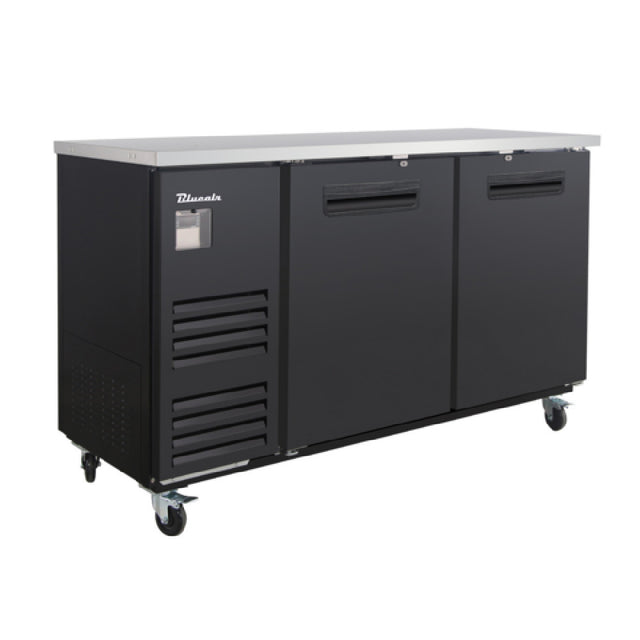 Blue Air BLBB69-3B-HC - Back Bar Cooler, Two-section, 69"W