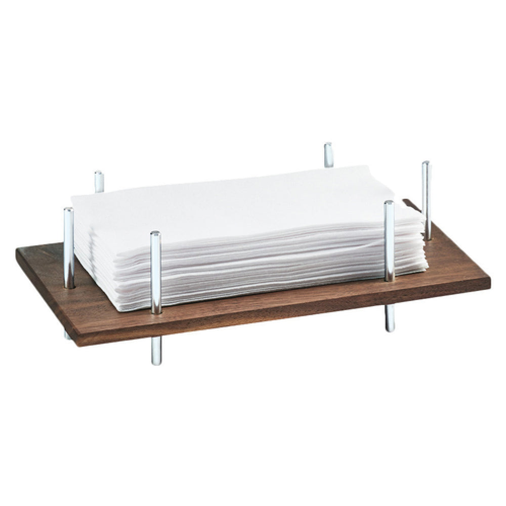 Cal Mil 3718-49 Mid-Century Napkin Holder 10"W X 5-1/2"D X 3-1/2"H Accommodates 4" X 8" Napkins