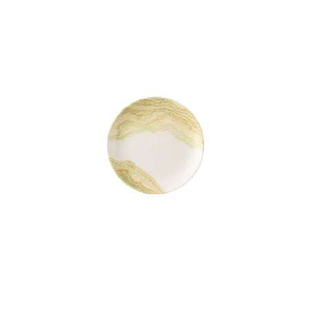 Churchill China TDGDEVP61 - Gold Evolve Coupe Plate, 6.5", Ceramic