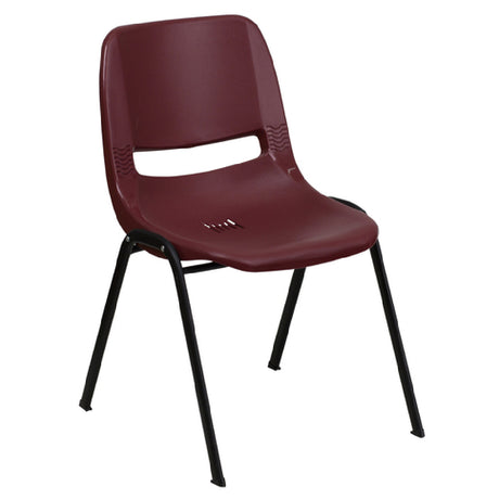 Flash Furniture RUT-EO1-BY-GG Hercules Series Ergonomic Shell Stacking Chair 880 Lb. Weight Capacity