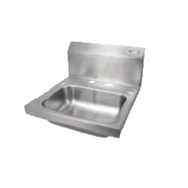 John Boos PBHS-W-1410-P-2DM Pro-Bowl Hand Sink Wall Mount 14"W X 10" Front-to-back X 5" Deep Bowl