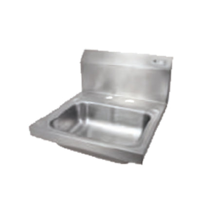 John Boos PBHS-W-1410-2DM Pro-Bowl Hand Sink Wall Mount 14"W X 10" Front-to-back X 5" Deep Bowl