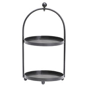 Hubert 11427 - Display Stand, 2-tier, 12-1/3" Dia. X 23-3/4"H