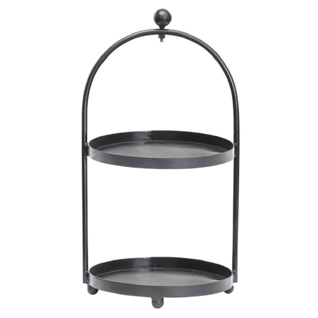 Hubert 11427 - Display Stand, 2-tier, 12-1/3" Dia. X 23-3/4"H