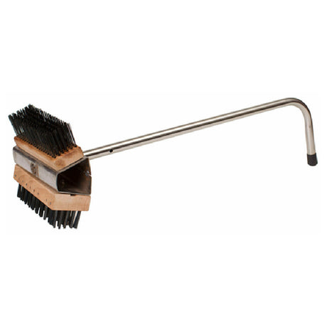 Winco BR-21 Dual-Headed Brush 8"W Head 22" Handle