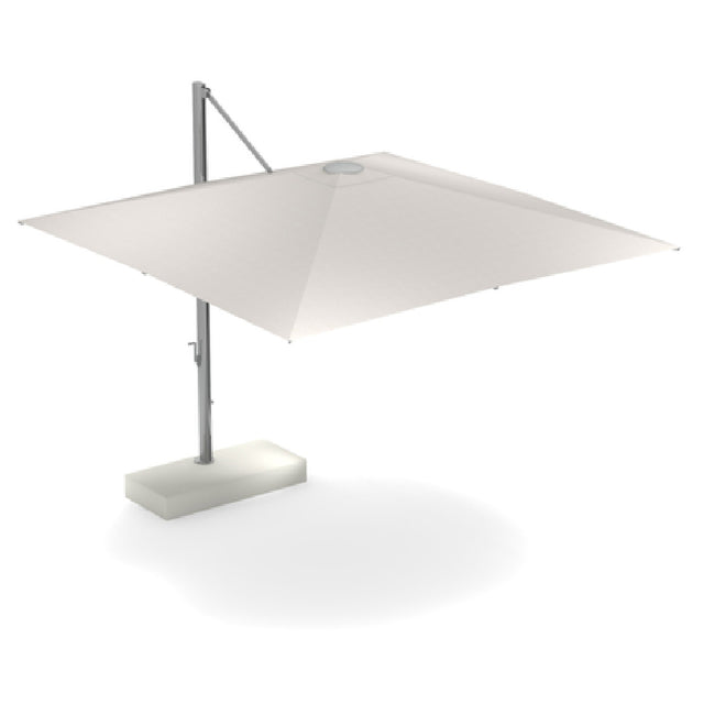 Emuamericas Llc E981FG-WT Shade Cantilever Umbrella 10 Ft. Square Top