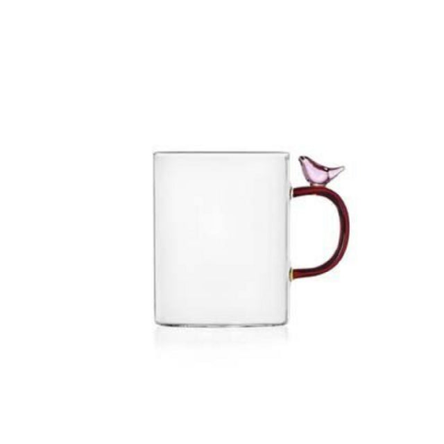 Rosenthal Sambonet Paderno IC352.323 Mug Pink Bird 15.2 Oz.